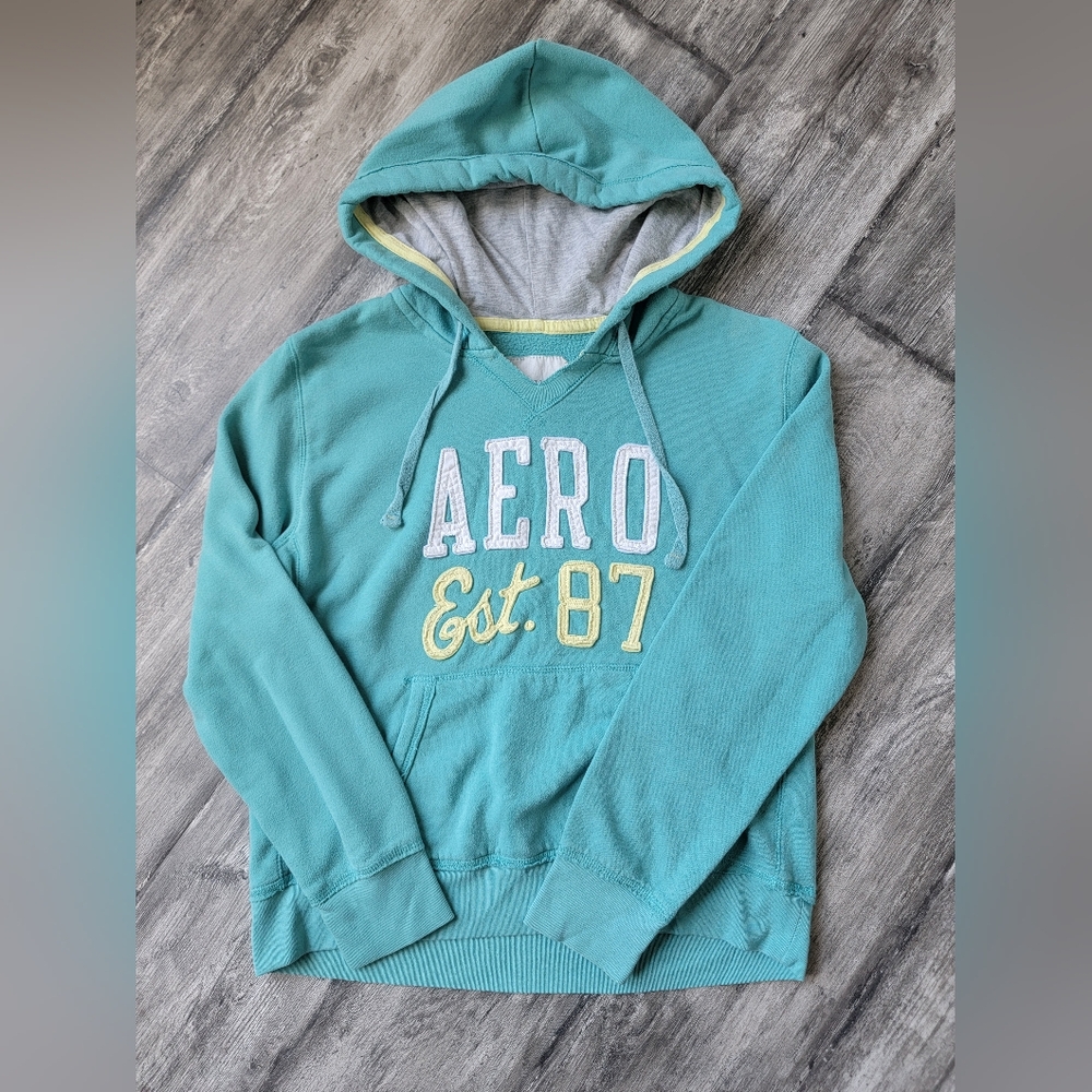 Aeropostale Sweatshirt, Size XL Kids, Blue